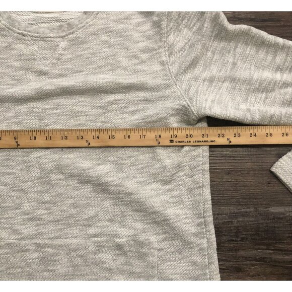 UGG Mens Medium Long Sleeve Sweatshirt Gray with Kangaroo Pocket - Picture 4 of 5